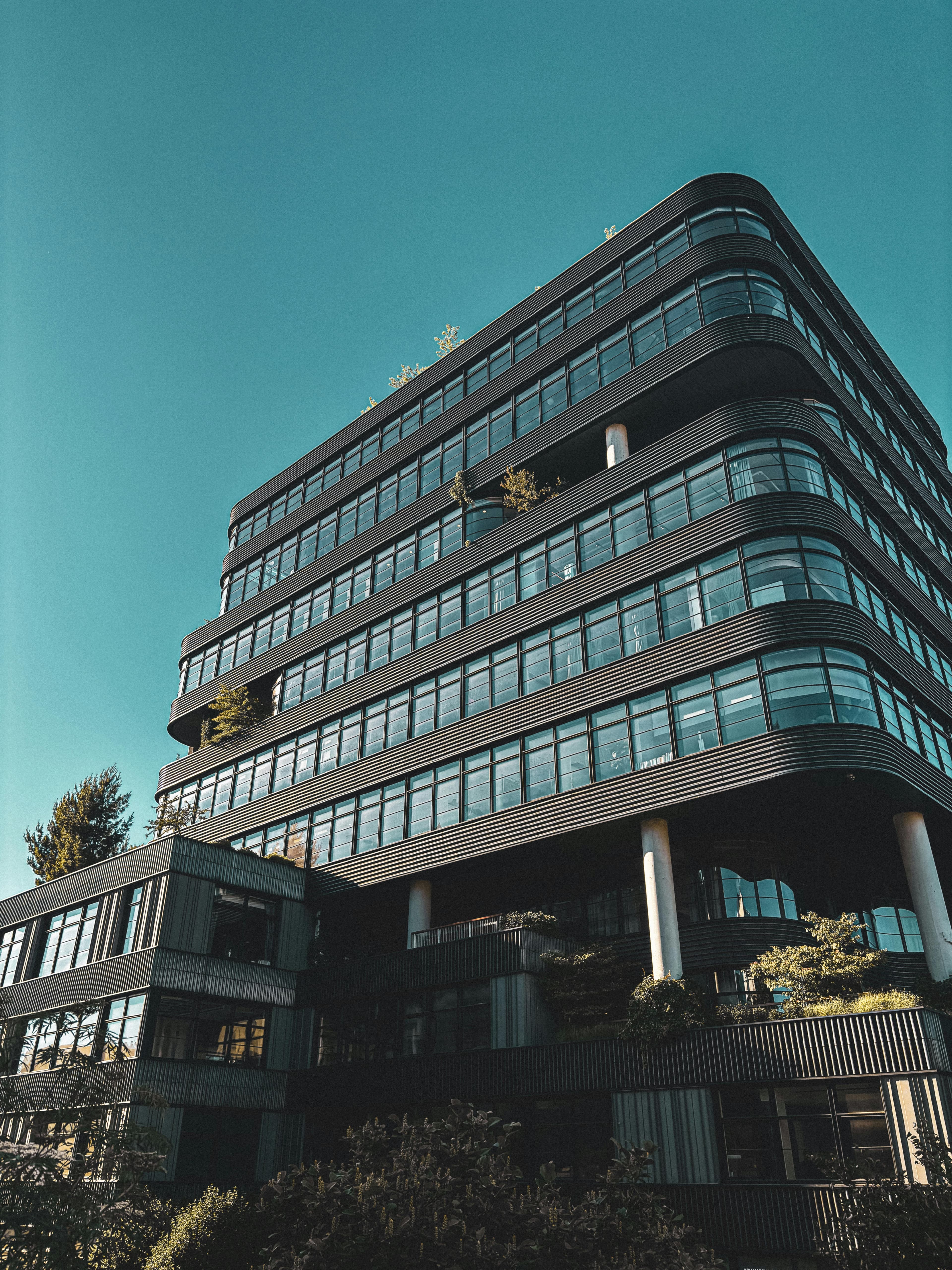 Modern commercial office building exterior
