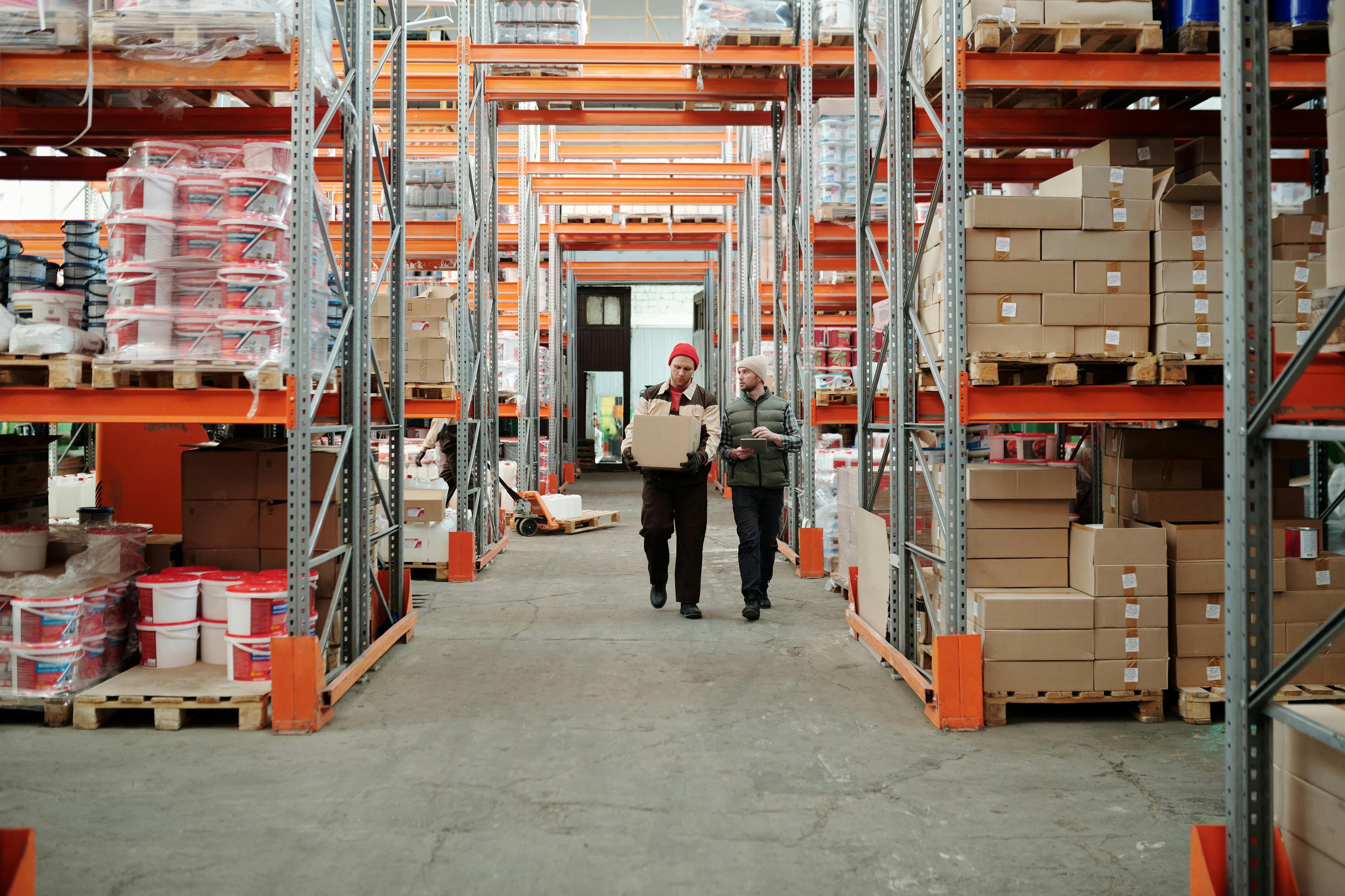Operations architect in a warehouse setting